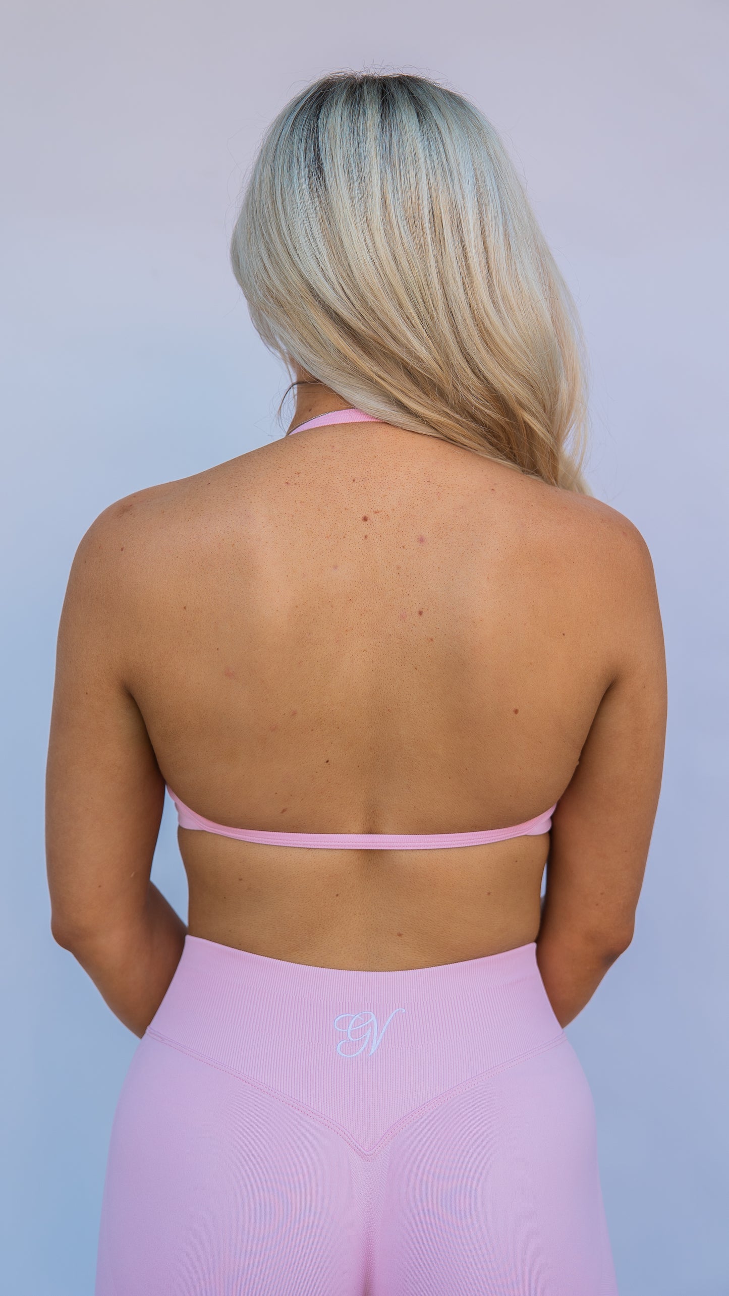 Sculpt Crop - Baby Pink