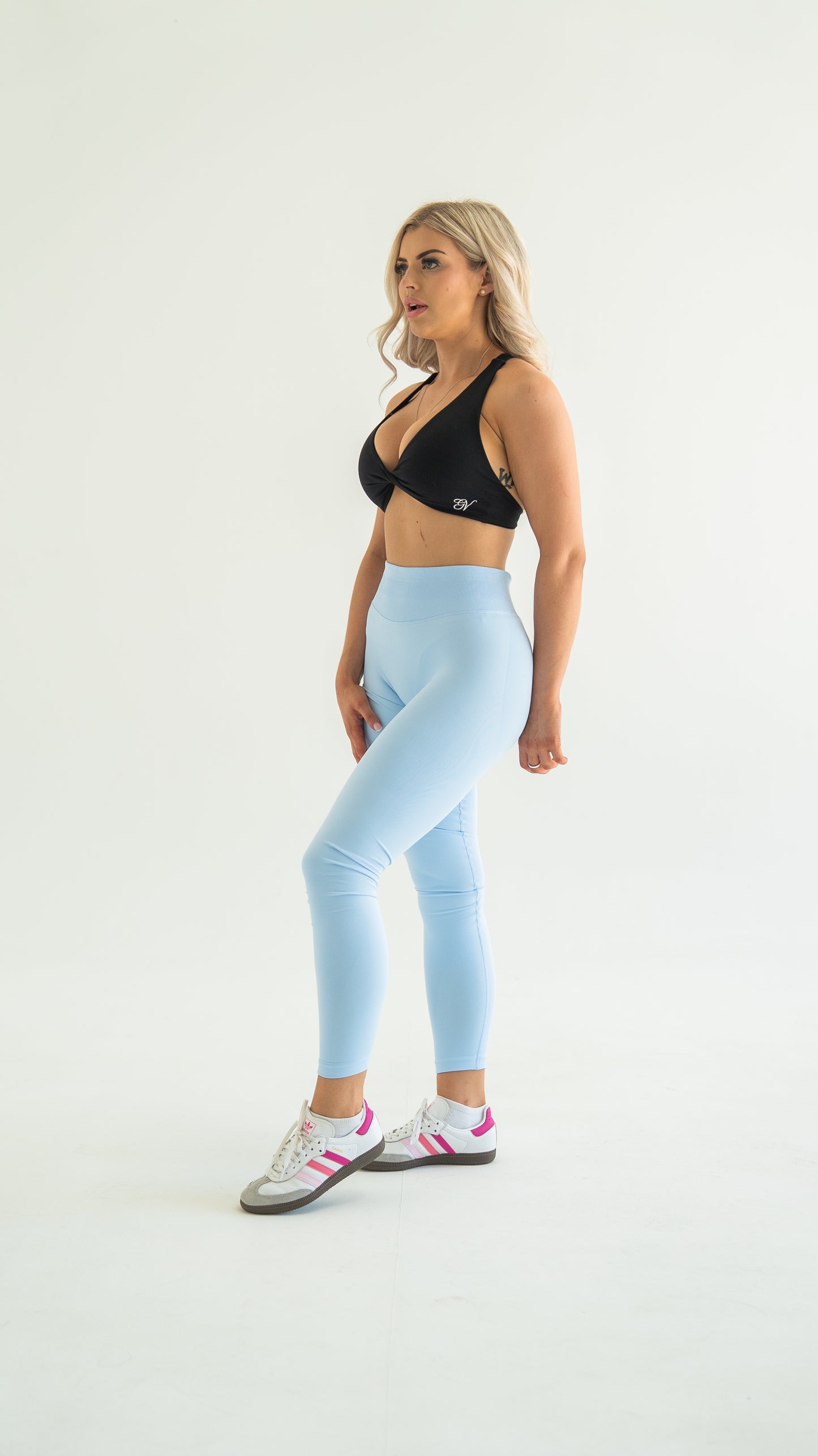 Sculpt Scrunch Legging - Baby Blue