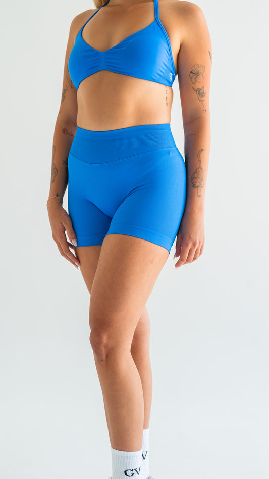 Sculpt Scrunch Shorts - Electric Blue