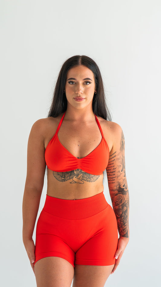 Sculpt Crop - Chilli Red