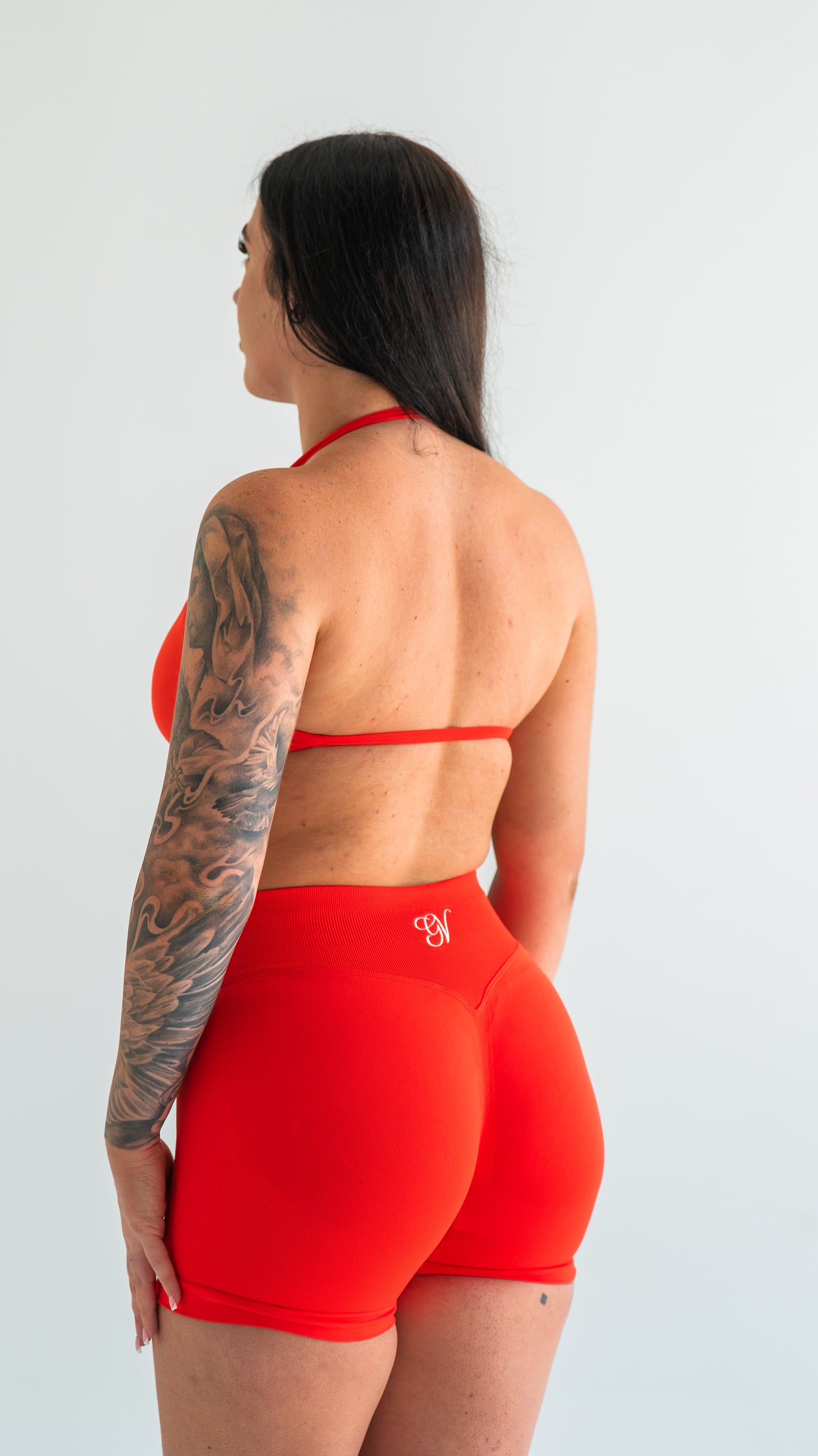 Sculpt Crop - Chilli Red