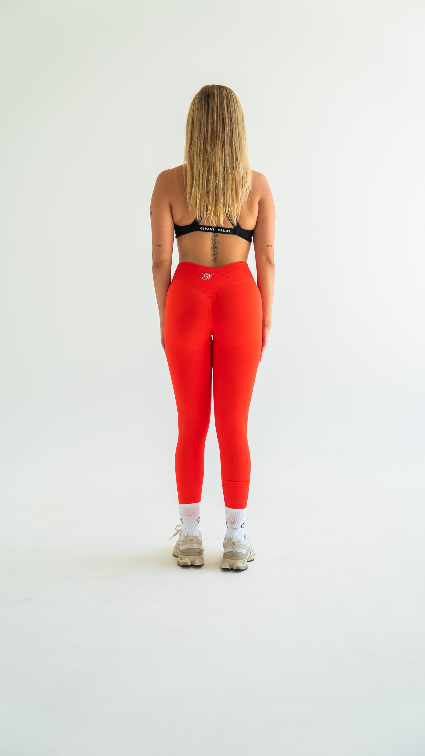 Sculpt Scrunch Legging - Chilli Red