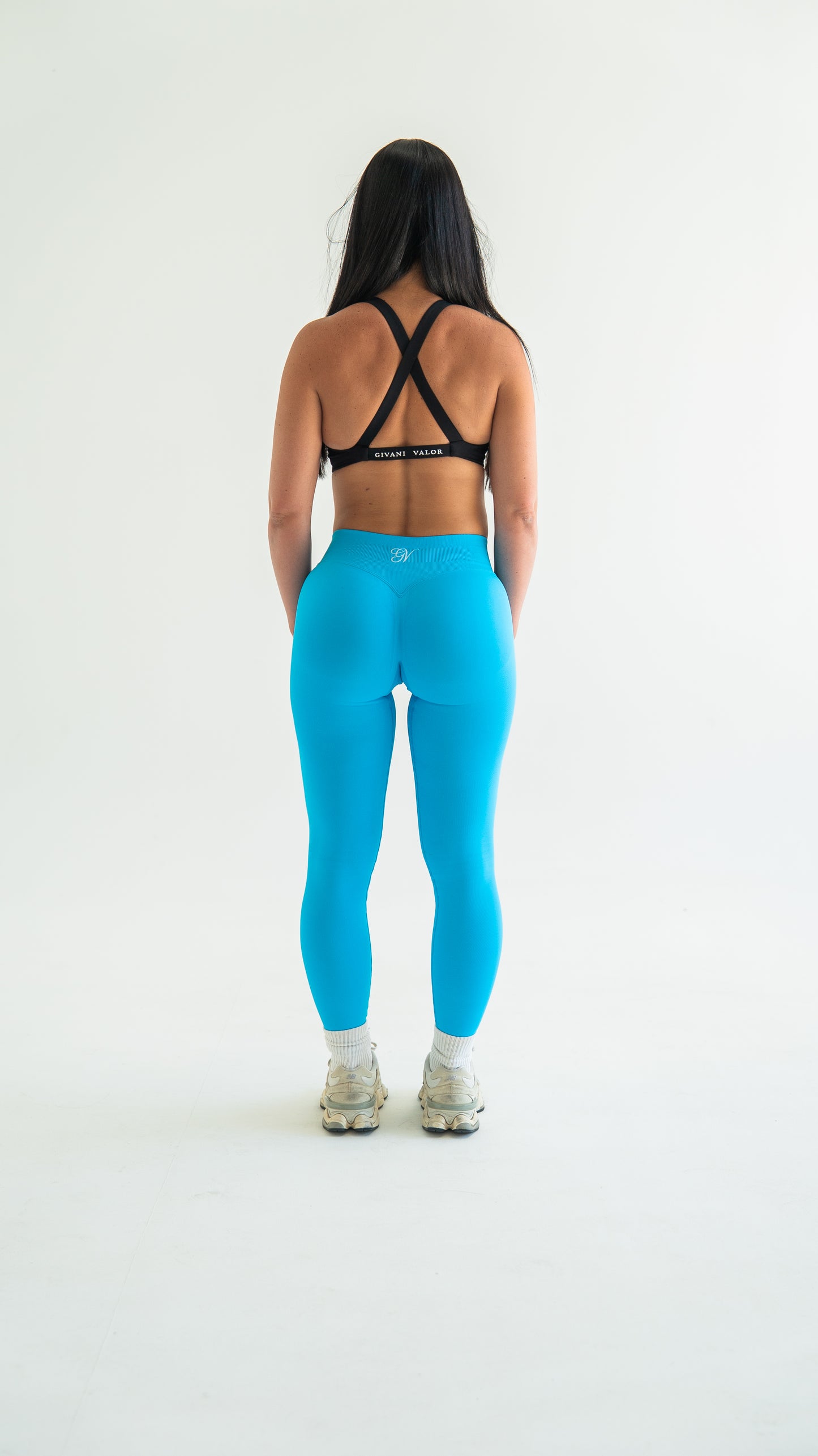 Sculpt Scrunch Legging - Ocean Blue