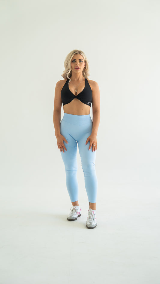 Sculpt Scrunch Legging - Baby Blue