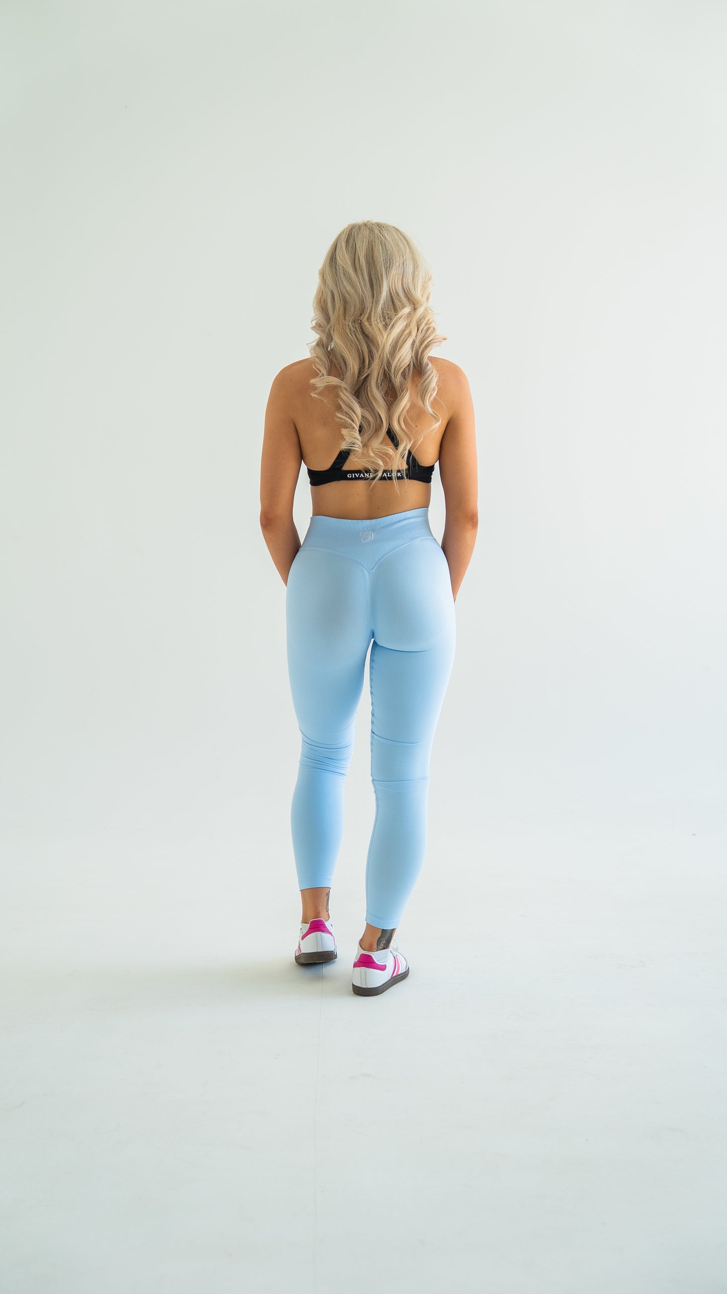 Sculpt Scrunch Legging - Baby Blue